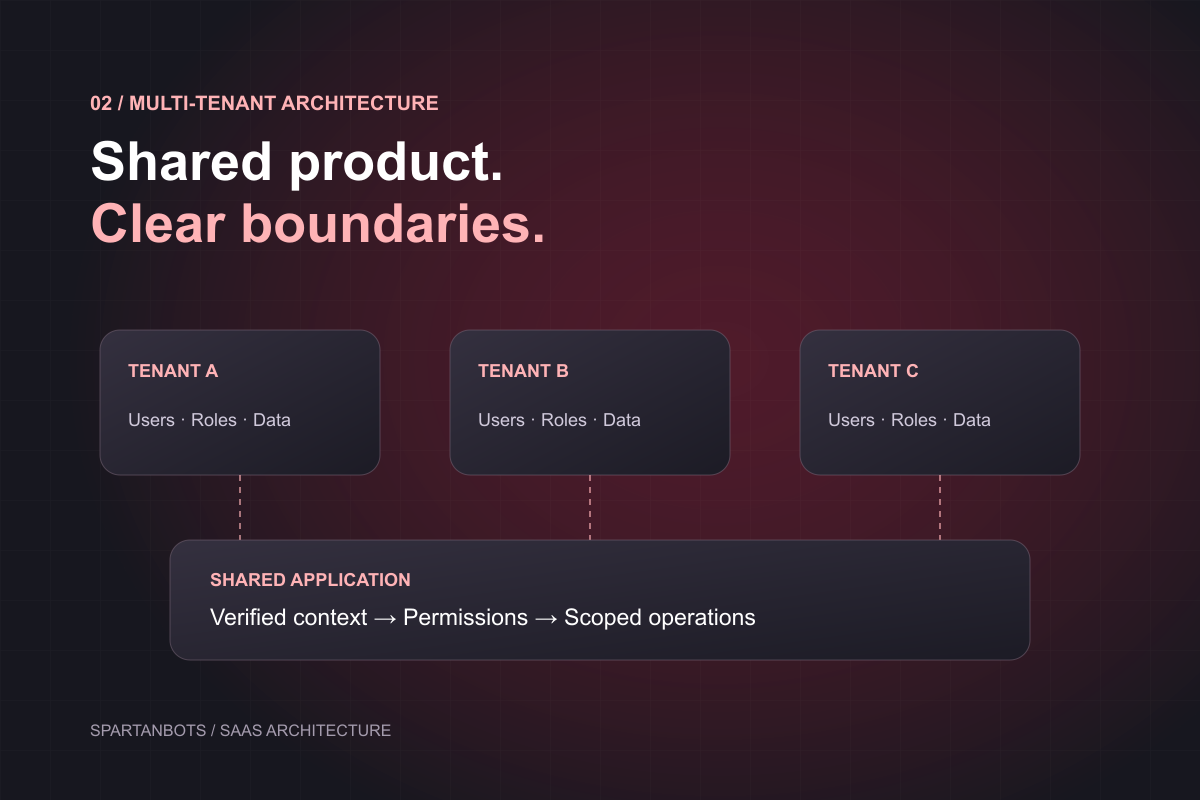 Multi-Tenant SaaS Architecture: A Practical Guide to Isolation and Data Design — concept illustration