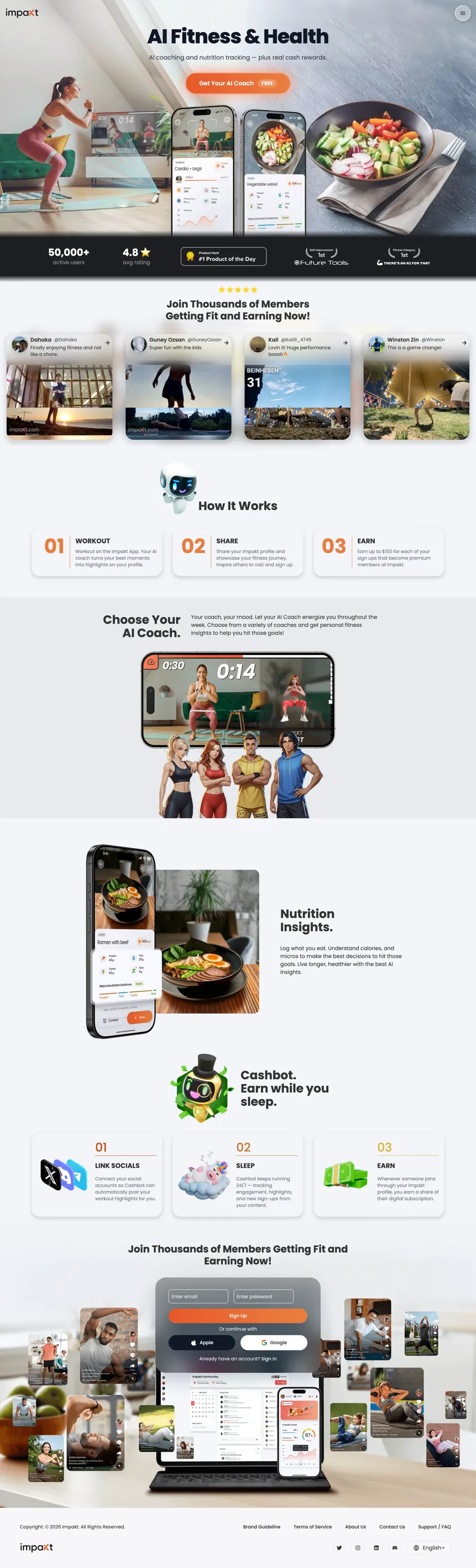 Impakt product screenshot